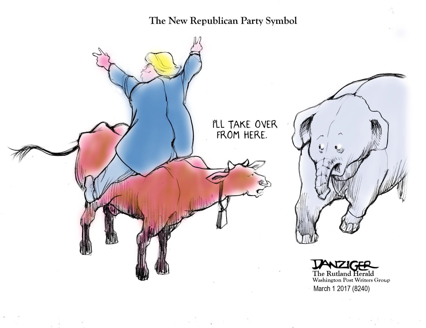 Jeff Danziger editorial cartoon